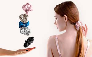 Silk Hair Scrunchies